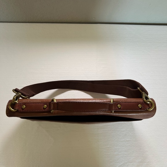 Beautiful Semi-glazed Genuine Leather Messenger Bag - Fossil - Picture 4 of 6